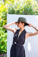 Load image into Gallery viewer, Fedora Hat - Army Green