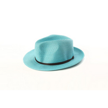 Load image into Gallery viewer, Fedora Hat - Sea Turquoise