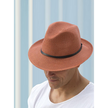 Load image into Gallery viewer, Fedora Hat - Terracotta