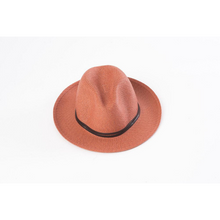 Load image into Gallery viewer, Fedora Hat - Terracotta