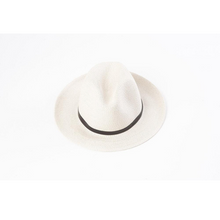Load image into Gallery viewer, Fedora Hat - Natural White