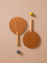 Load image into Gallery viewer, Beach Rackets - Natural Wood