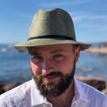 Load image into Gallery viewer, Fedora Hat - Army Green