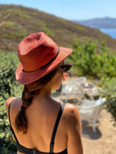 Load image into Gallery viewer, Fedora Hat - Terracotta