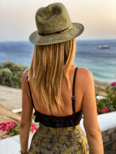 Load image into Gallery viewer, Fedora Hat - Army Green