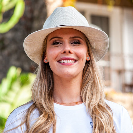 Fedora Hat - Natural White