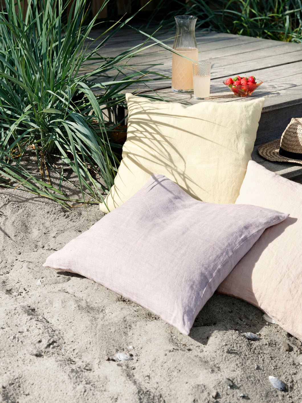 Lavender Linen Cushion