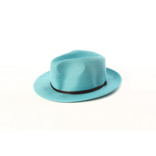 Load image into Gallery viewer, Fedora Hat - Sea Turquoise
