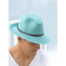 Load image into Gallery viewer, Fedora Hat - Sea Turquoise

