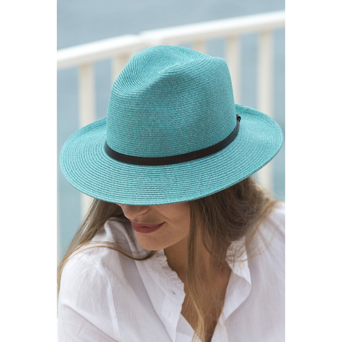Fedora Hat - Sea Turquoise