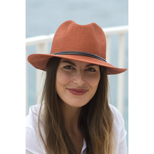 Load image into Gallery viewer, Fedora Hat - Terracotta
