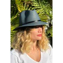 Load image into Gallery viewer, Fedora Hat - Slate Blue
