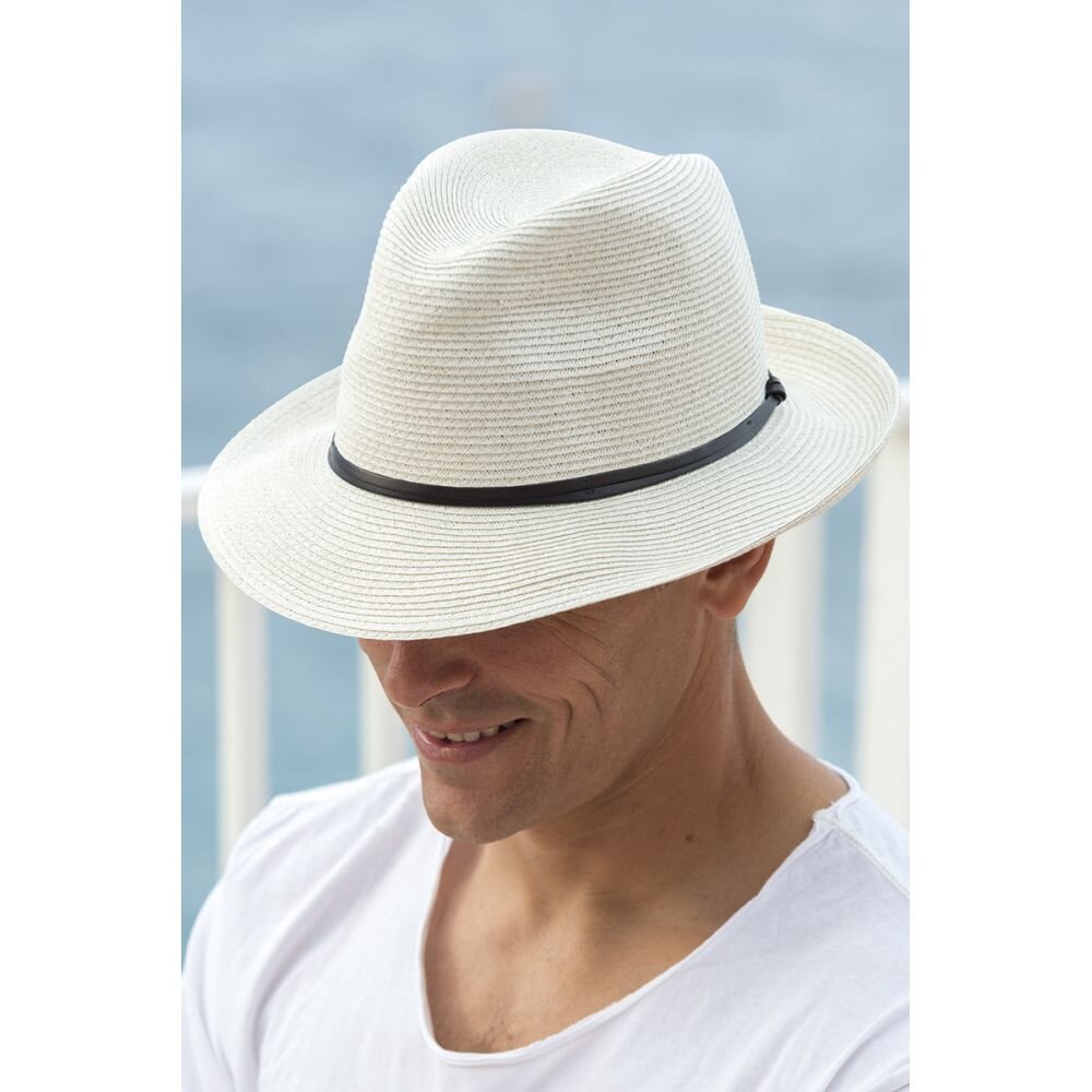 Fedora Hat - Natural White