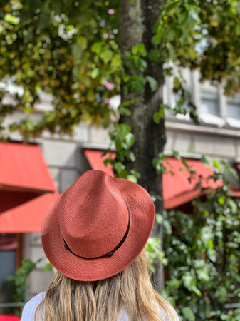 Fedora Hat - Terracotta